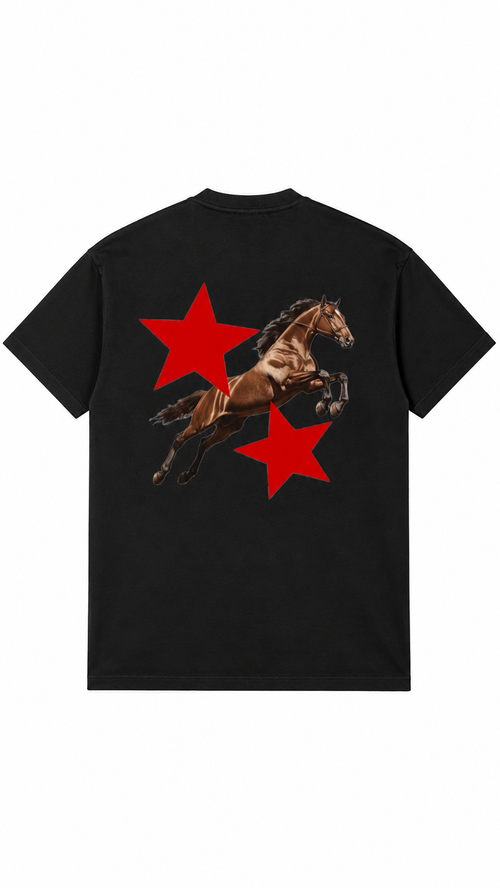 “Black Collatz Horse” Graphic Tee